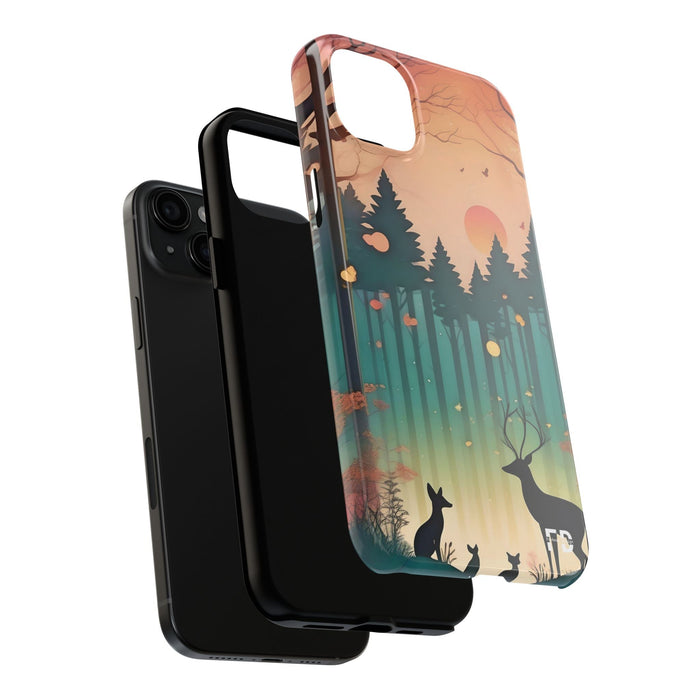 Forest Phone Case Resistant 2 - Piece for Iphone or Google Phone case - FORHERA DESIGN - Phone Case