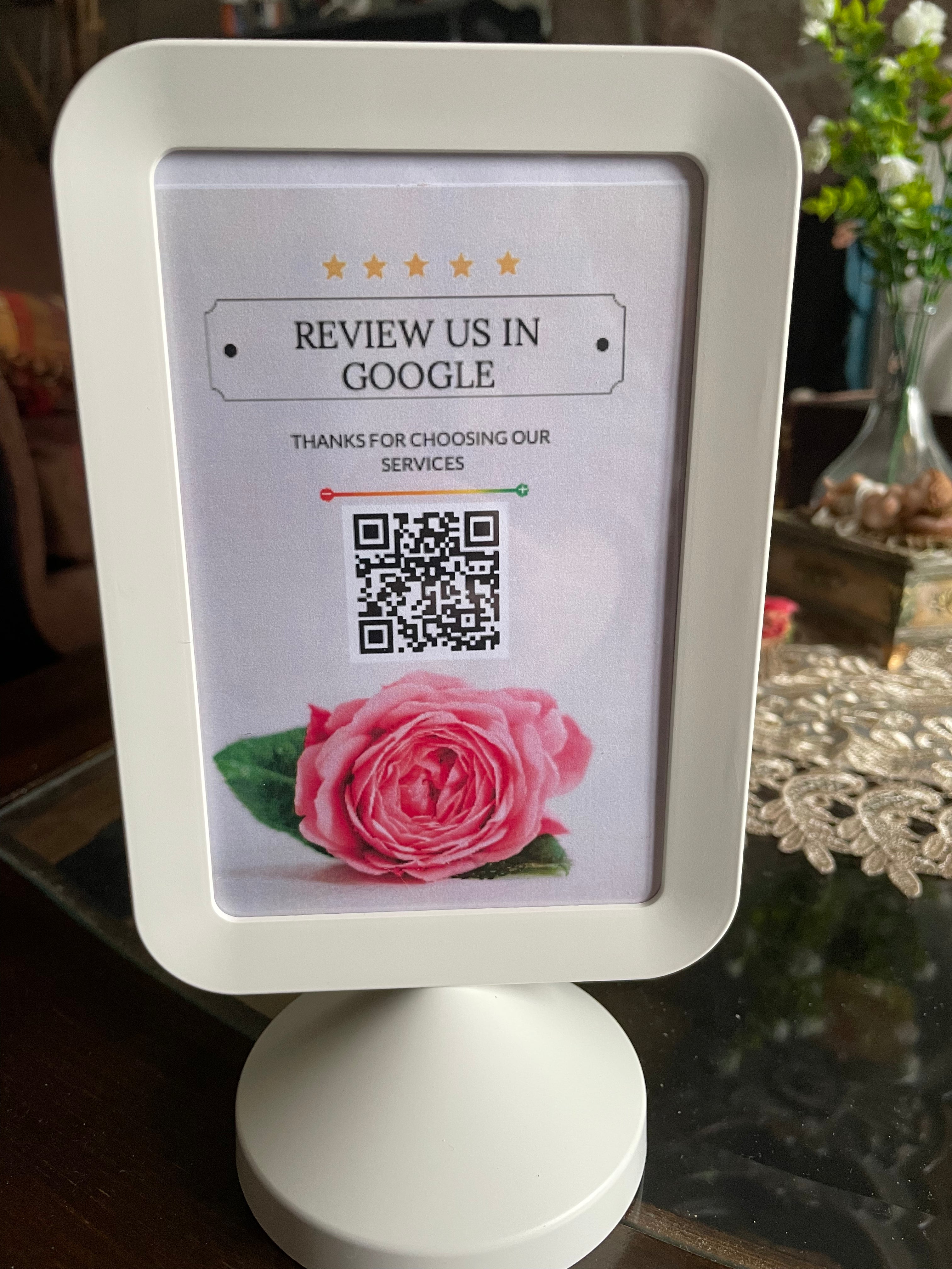 Google Review with QR Code Link Business Card - Boost Your Visibility!