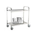 Stainless Steel Food Serving Trolley With Dining Cart Kitchen Storage Trolley
