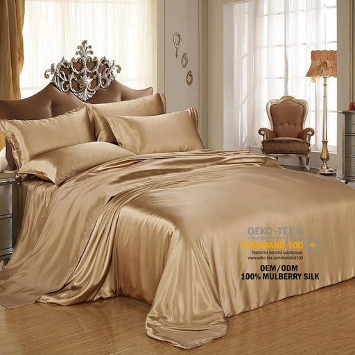 Indulge in Luxurious Comfort our Mulberry Silk Bedcover and Bedding Sets