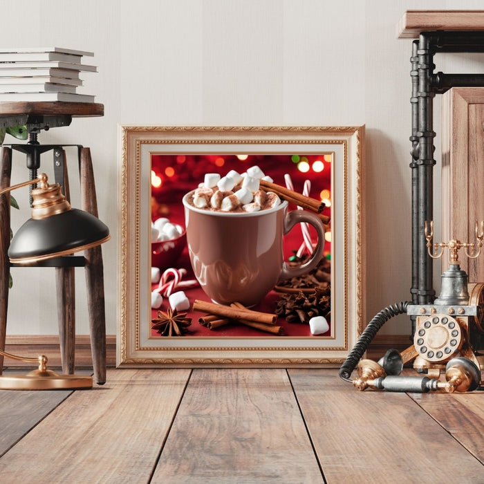 Hot Cocoa Delight Art Collection | Festive Printable Decor for the Holidays | Cozy Cocoa Scenes