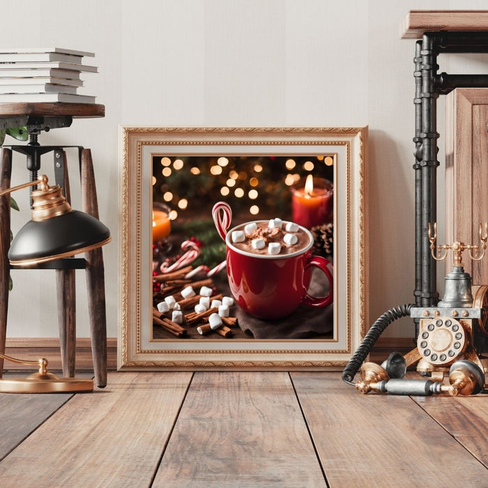 Hot Cocoa Delight Art Collection | Festive Printable Decor for the Holidays | Cozy Cocoa Scenes