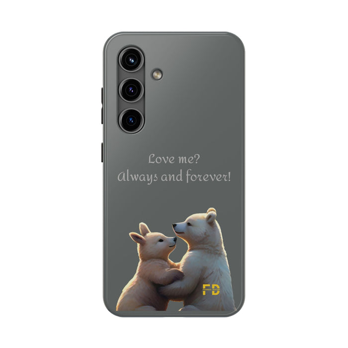 Love me Phone Case Resistant 2-Piece for Iphone or Google Phone case