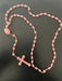 Luminous cross necklace Foreign trade jewelry plastic luminous rosary necklace bead string