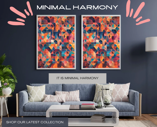 Minimal Harmony | Minimalistic Art | Modern Minimalistic I Minimalistic Arte | Neutral Wall Art | Minimalistic decor | Geometric Art