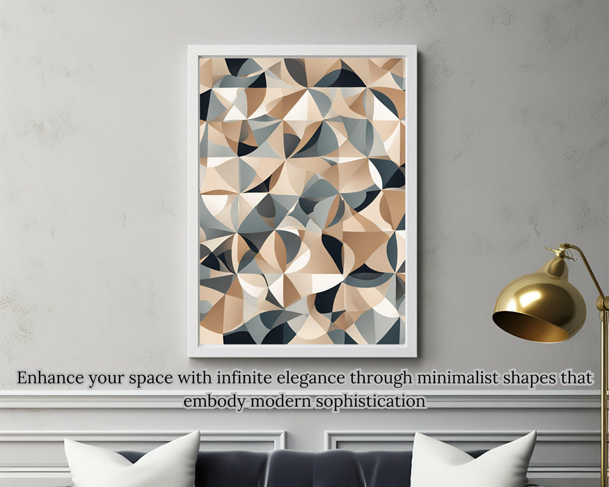 Minimalist Wall Decor Shapes Infinite | Modern Art | Abstract Digital Download | Neutral Wall Art | Clean Minimalist Design | Elegant Shapes