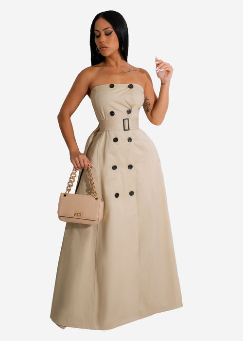 French Style Temperament Long Dress Women's Clothing
