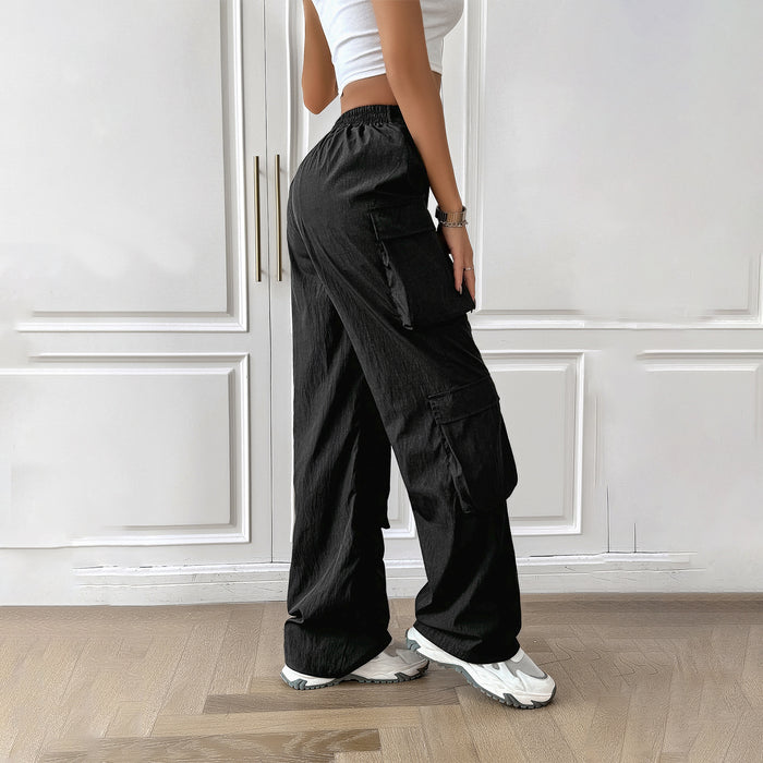 Women's Fashion Casual Solid Color Sweatpants Trousers