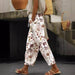 Printed Pattern Fashion Casual Trend Women's Ankle Banded Pants
