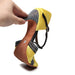 Women's Low Heel Rhinestone Dancing Shoes Mid Heel