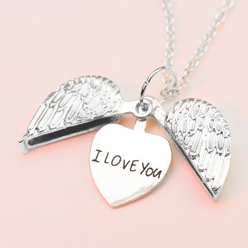 Ornament European And American Women's Fashion Necklace Open Box Letters