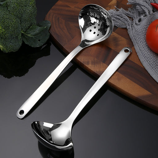 Stainless Steel Soup Ladle Household Kitchen Kitchenware Long Handle
