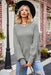 Women's Fashion Round Neck Loose Pullover Sweater