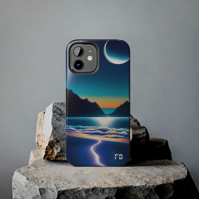 Ocean view Phone Case Resistant 2-Piece for Iphone or Google Phone case