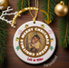 Personalized Christmas Photo Ornament with Custom QR Code & Video Message – Ideal Long-Distance Holiday Gift for Loved Ones!