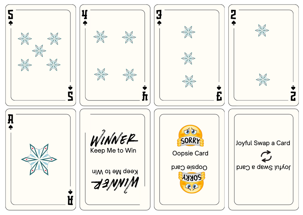 Jingle Joy Journey | Jeu de cartes de Noël festif pour la famille et les amis | Téléchargement numérique