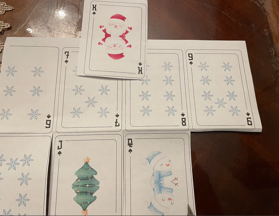 Jingle Joy Journey | Juego de cartas navideñas para familiares y amigos | Descarga digital