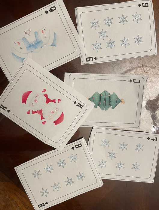 Jingle Joy Journey | Jeu de cartes de Noël festif pour la famille et les amis | Téléchargement numérique