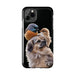 Small birds perched gently on Dog For Iphone or Google Phone case - FORHERA DESIGN - Phone Case