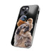 Small birds perched gently on Dog For Iphone or Google Phone case - FORHERA DESIGN - Phone Case