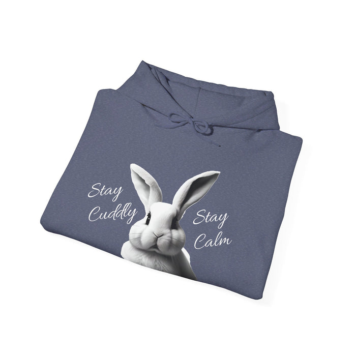 Stay Cuddle Stay Calm Bunny Hoody shirts Unisex Heavy Blend™ Hooded Sweatshirt