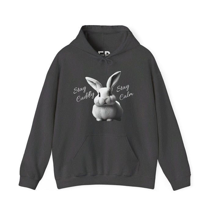 Stay Cuddle Stay Calm Bunny Hoody shirts Unisex Heavy Blend™ Hooded Sweatshirt