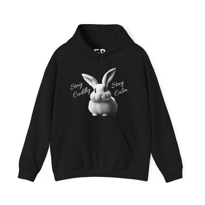 Stay Cuddle Stay Calm Bunny Hoody shirts Unisex Heavy Blend™ Hooded Sweatshirt