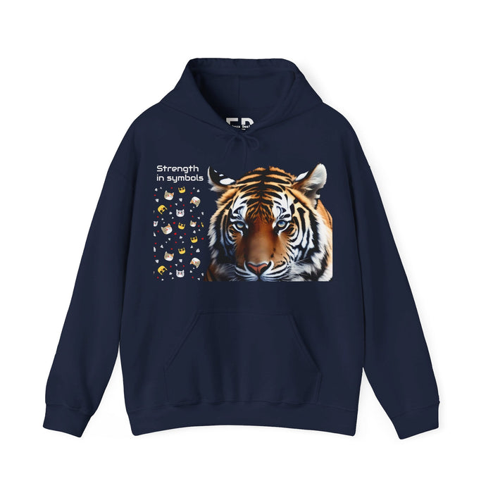 Strength in symbols Tiger Hoody Unisex Heavy Blend™ Hooded Sweatshirt