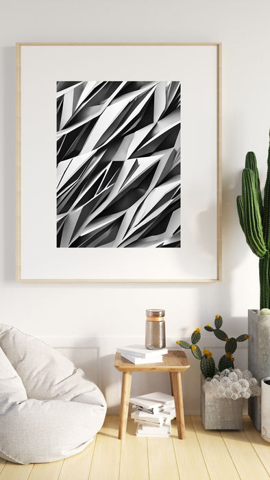 White and Black Minimalist Power | Modern Art | Minimalist Digital Download | Neutral Wall Art | Bold Contrast | Elegant Simplicity