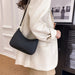 Women's Underarm Bag Solid Color Small Square Handbag Fashion Shoulder Bags