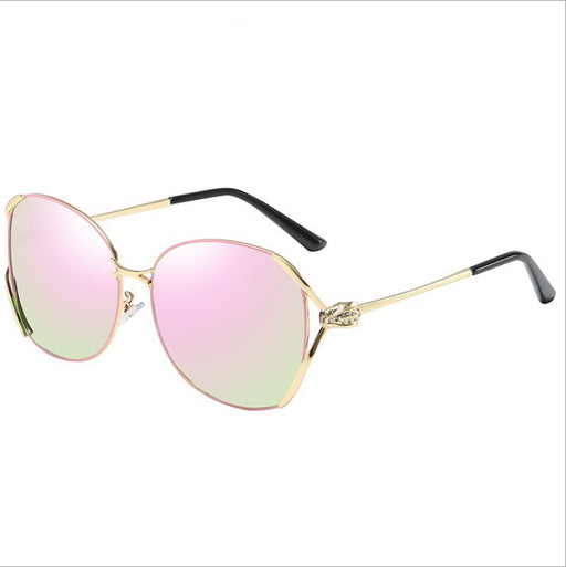 Women's Metal Polarized Sunglasses With UV Protection