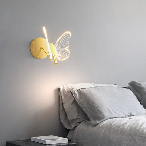 Modern Light Luxury Creative Bedside-use Butterfly Decorative Table Lamp