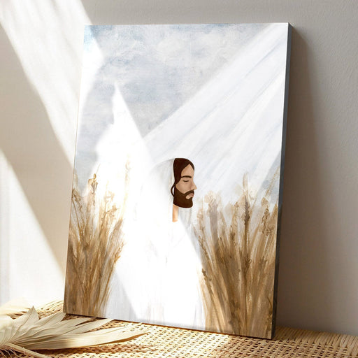 Jesus Christ Wheat-Jesus Christ Art-Jesus Canvas Poster