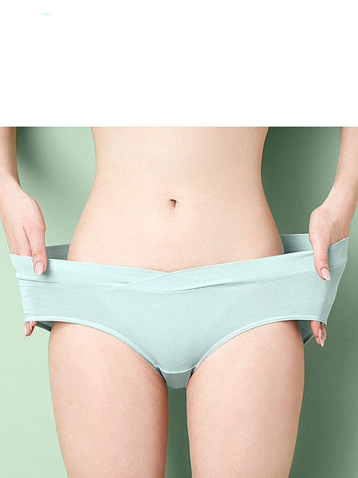 Pregnancy Seamless Briefs Shorts Low Waist Belly Lift