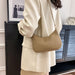 Women's Underarm Bag Solid Color Small Square Handbag Fashion Shoulder Bags