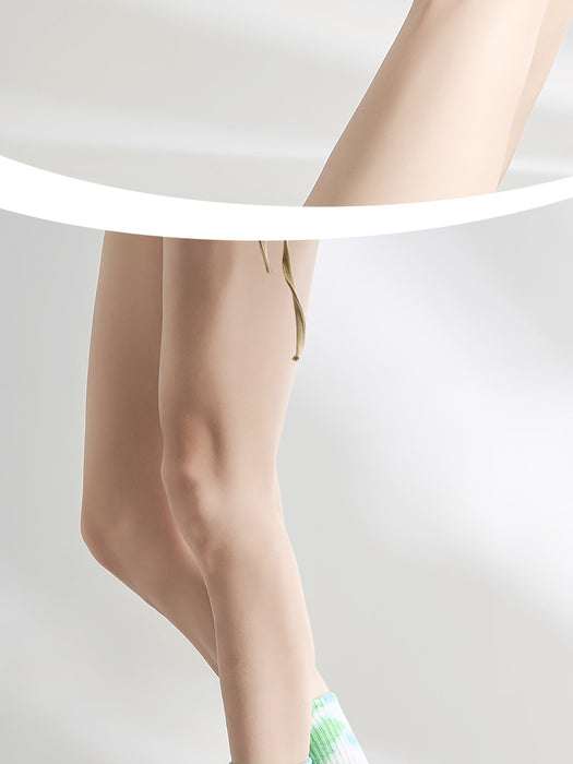 Gradient Mid-calf Yoga Socks Non-slip Women