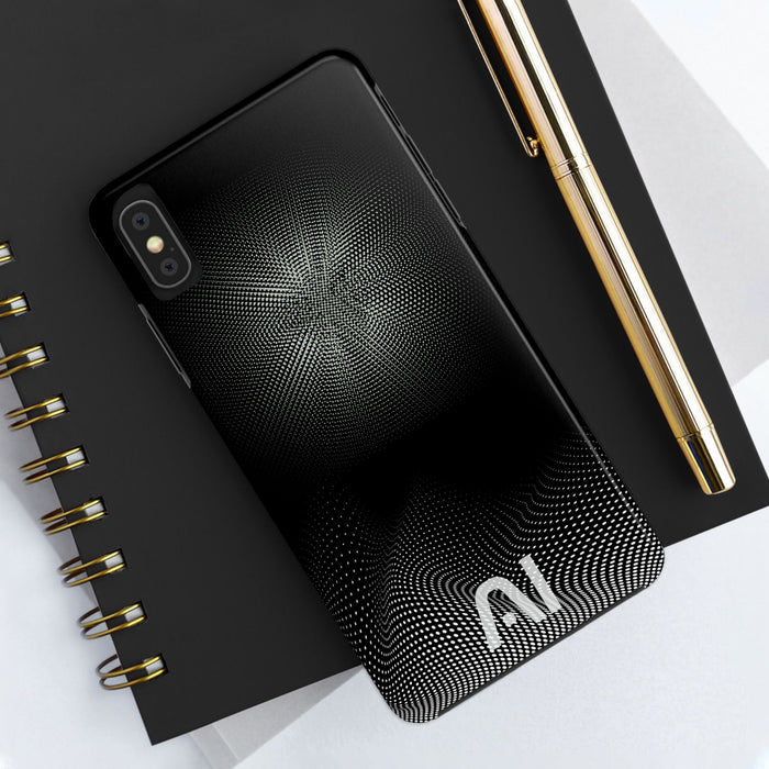 AI Dots Wave Phone Case | Tech Lover Gift | Futuristic AI Design for iPhone & Android | Technology - Inspired Phone Cover - FORHERA DESIGN - Phone Case