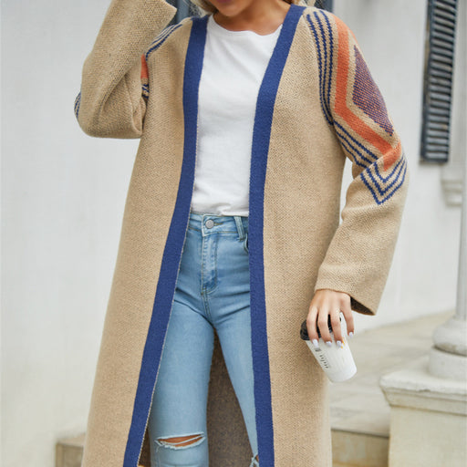 Women's Fashionable Simple Tassel Sweaters Fashion Cardigan Coat