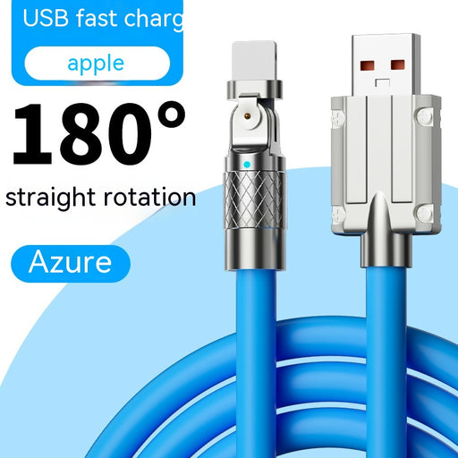 120W Mobile Game Rotating Elbow Data Super Fast Charge Charging Cable