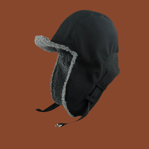 Winter Men's And Women's Fleece-lined Thickened Ski Cap Windproof Warm Outdoor Hat