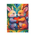 Bear and bunny Warmth Luxury Velveteen Plush Blanket - FORHERA DESIGN - Blankets