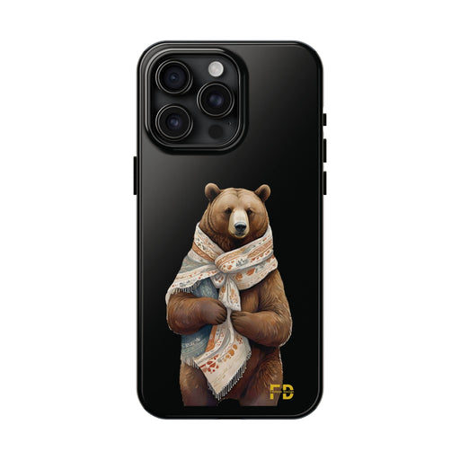 Bear Phone Case Resistant 2 - Piece for Iphone or Google Phone case - FORHERA DESIGN - Phone Case