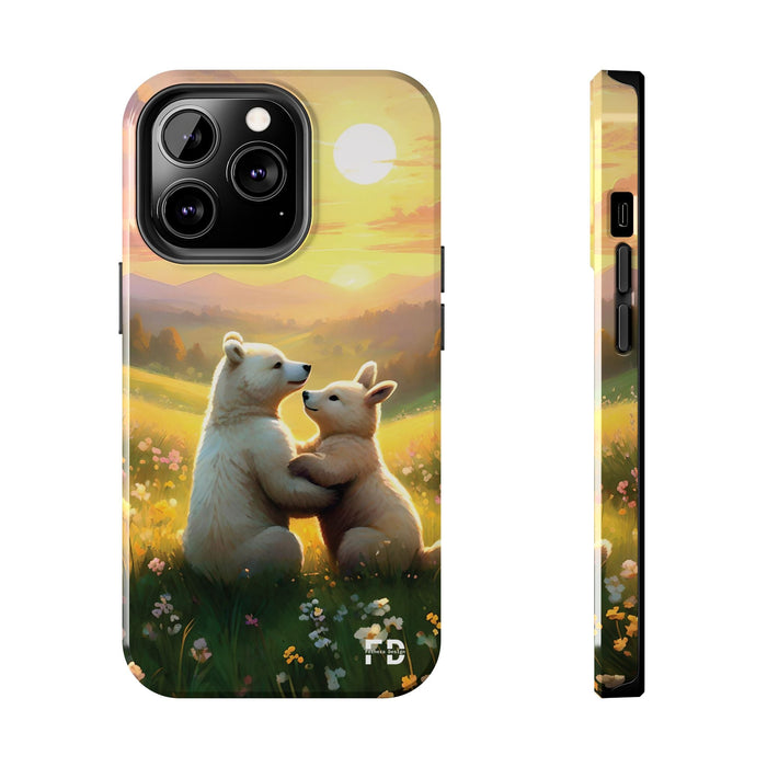 Bear Phone Case Resistant 2 - Piece for Iphone or Google Phone case - FORHERA DESIGN - Phone Case