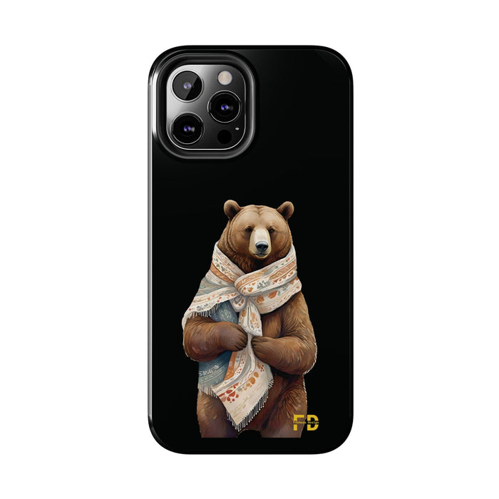 Bear Phone Case Resistant 2 - Piece for Iphone or Google Phone case - FORHERA DESIGN - Phone Case