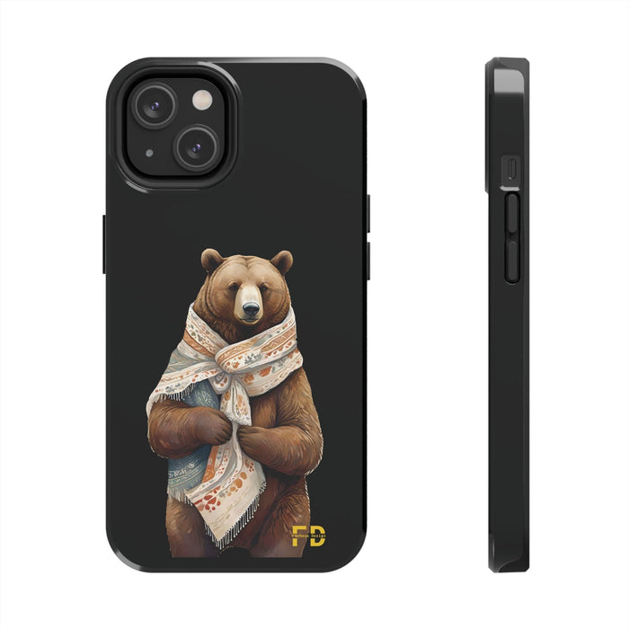 Bear Phone Case Resistant 2 - Piece for Iphone or Google Phone case - FORHERA DESIGN - Phone Case