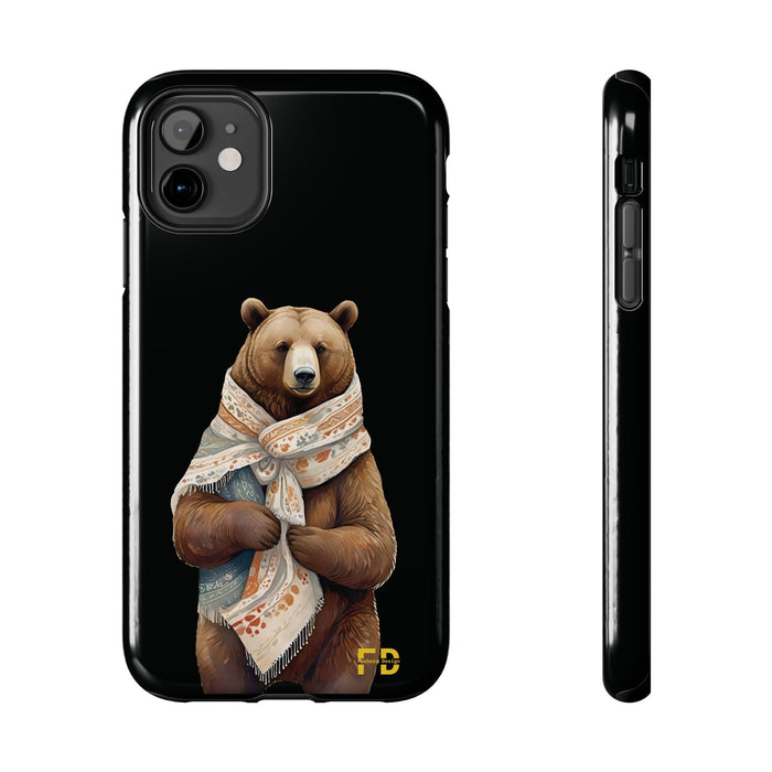 Bear Phone Case Resistant 2 - Piece for Iphone or Google Phone case - FORHERA DESIGN - Phone Case