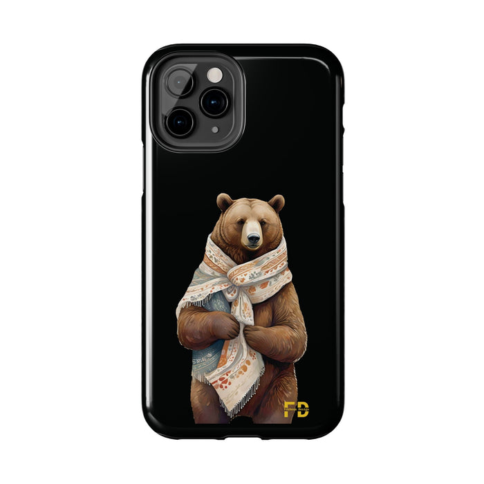 Bear Phone Case Resistant 2 - Piece for Iphone or Google Phone case - FORHERA DESIGN - Phone Case