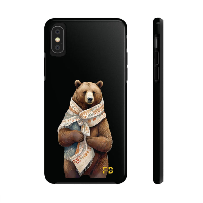 Bear Phone Case Resistant 2 - Piece for Iphone or Google Phone case - FORHERA DESIGN - Phone Case