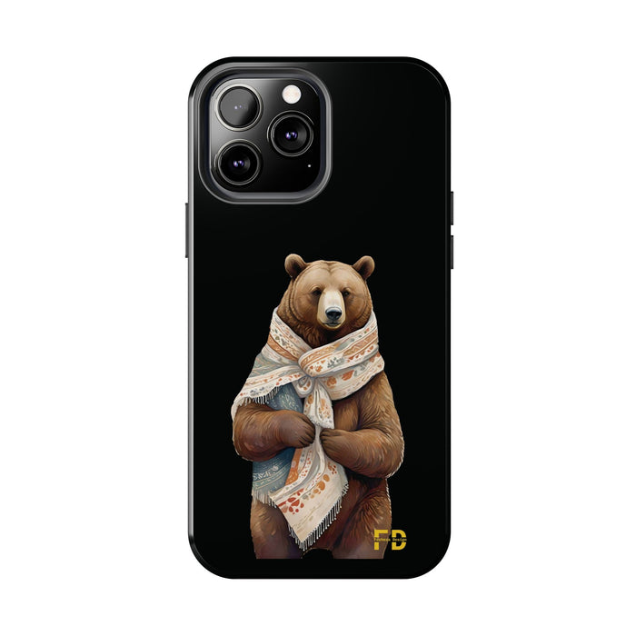 Bear Phone Case Resistant 2 - Piece for Iphone or Google Phone case - FORHERA DESIGN - Phone Case