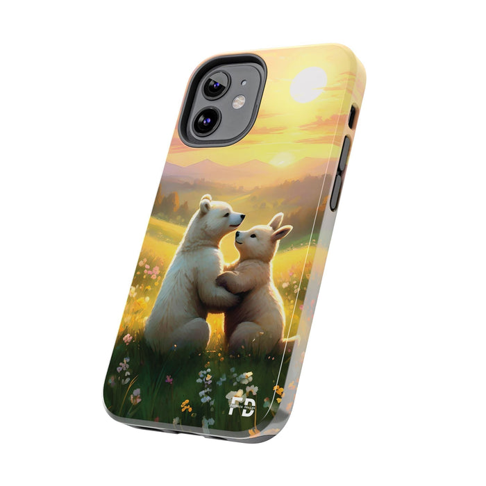 Bear Phone Case Resistant 2 - Piece for Iphone or Google Phone case - FORHERA DESIGN - Phone Case